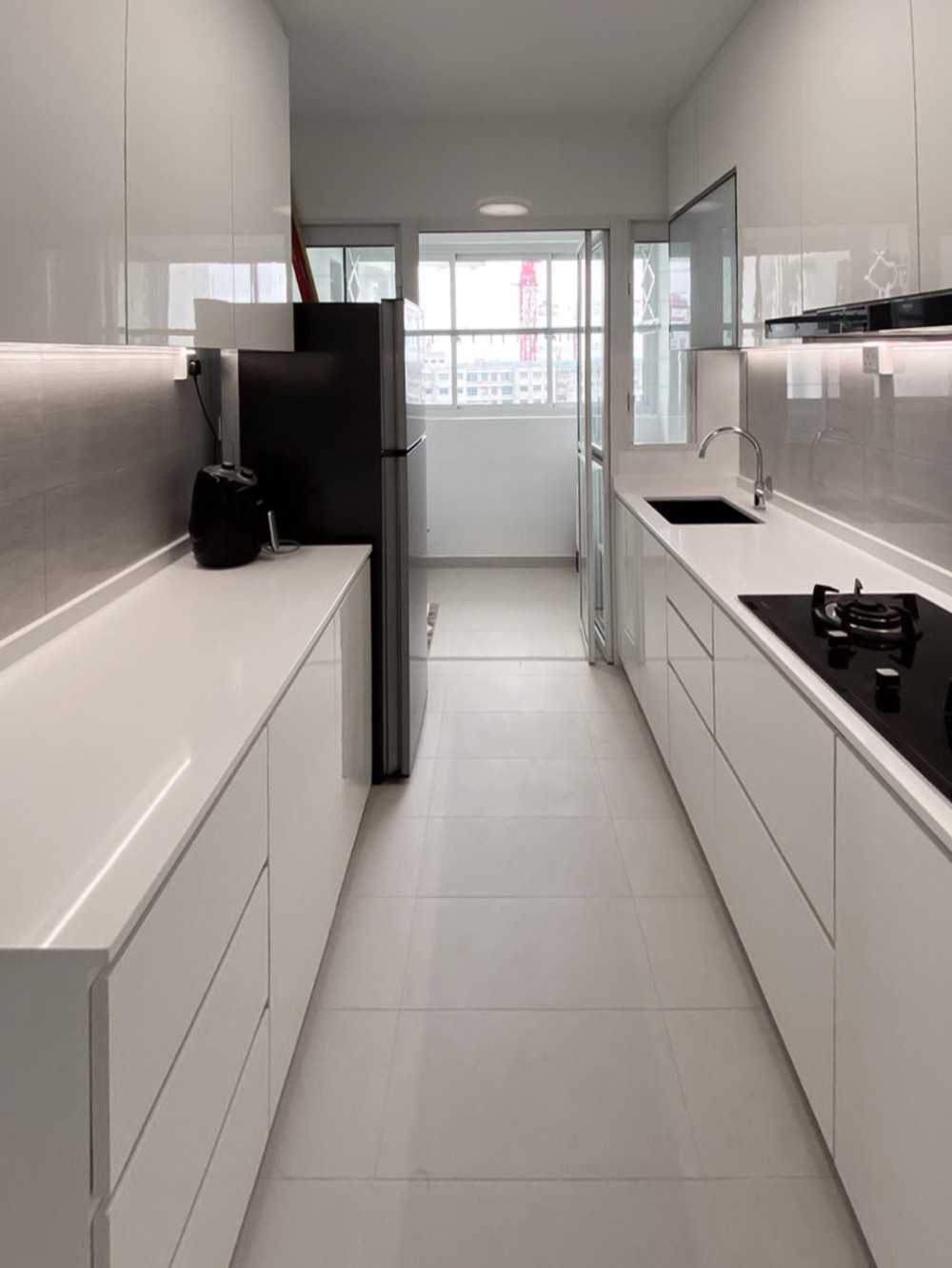 Scandinavian Kitchen with Kitchen Window and Kitchen Accessories