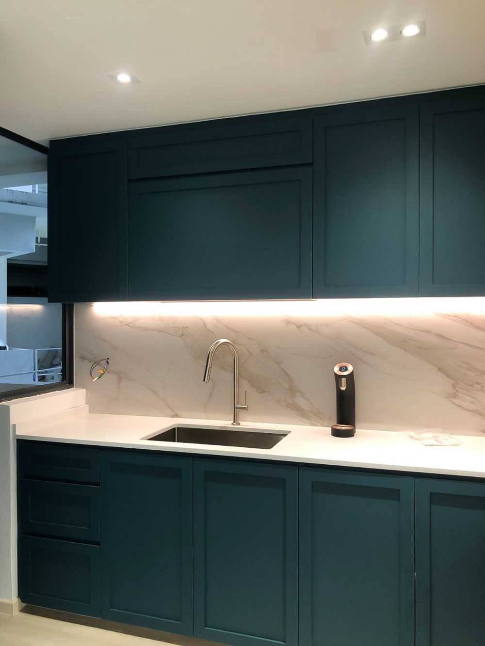 Scandinavian Kitchen with Kitchen Window and Kitchen Accessories