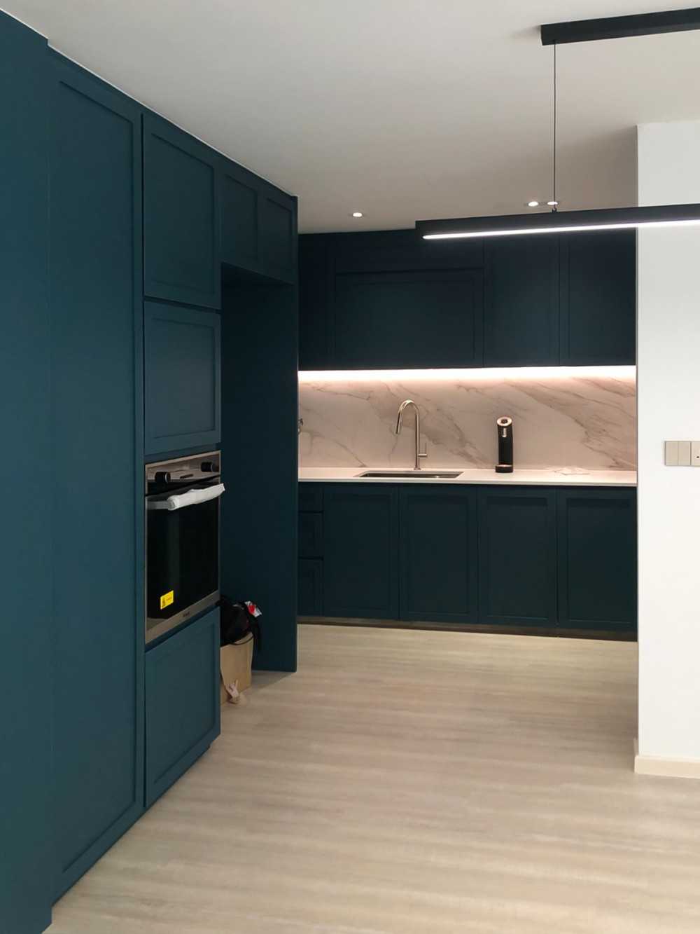 Scandinavian Kitchen with Kitchen Accessories and Kitchen Tap