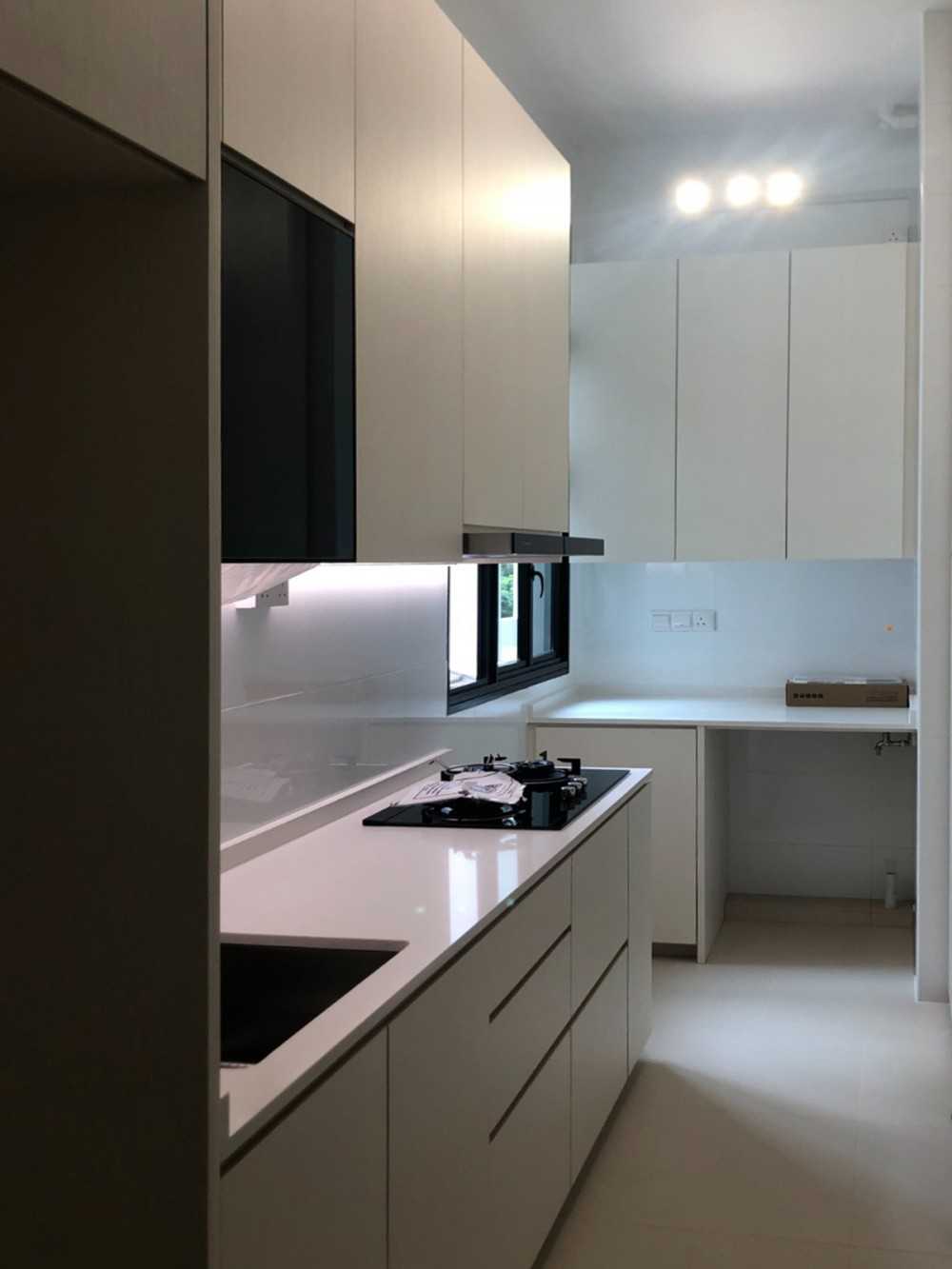 Scandinavian Kitchen with Kitchen Window and Kitchen Accessories