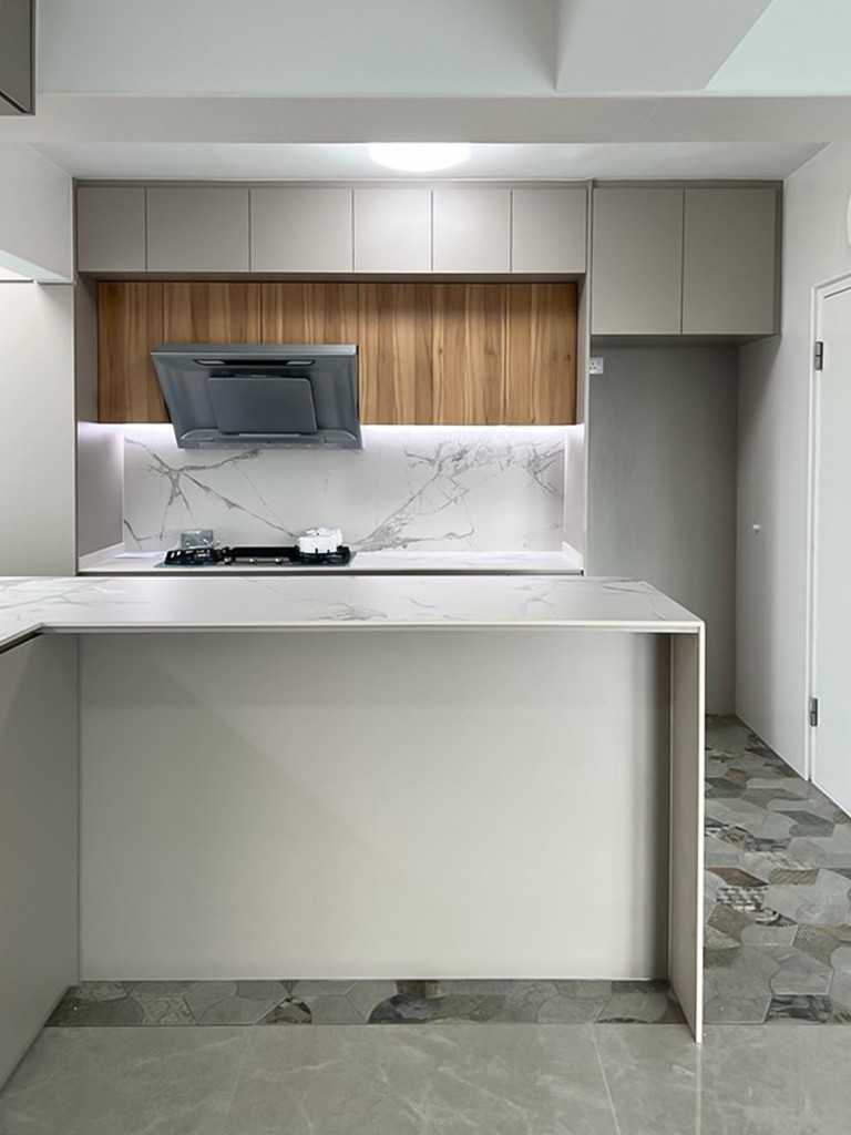 Scandinavian Kitchen with Kitchen Accessories and Kitchen Tap