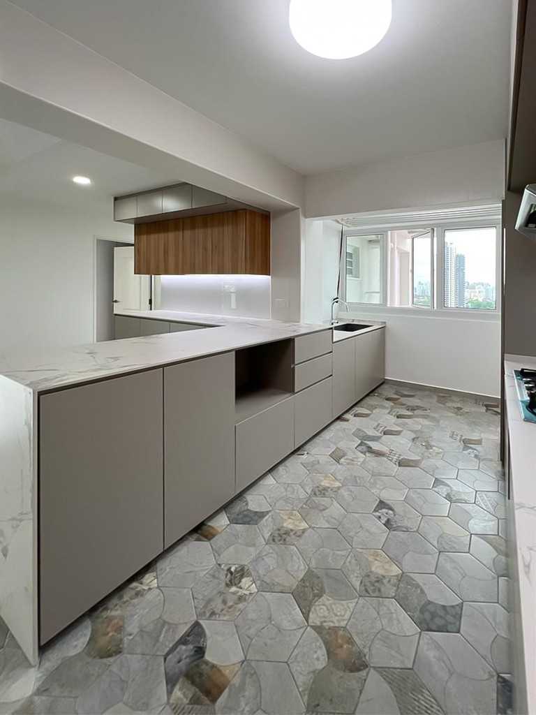 Scandinavian Kitchen with Kitchen Accessories and Kitchen Tap