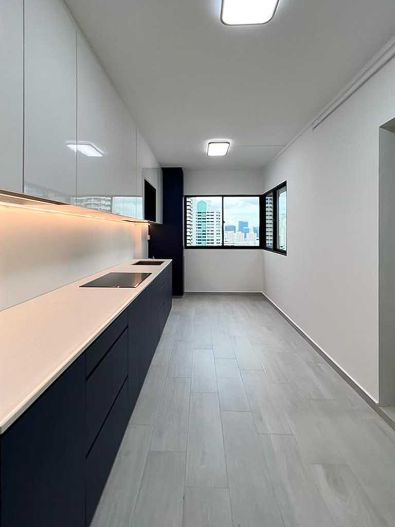 Scandinavian Kitchen with Kitchen Window and Kitchen Accessories