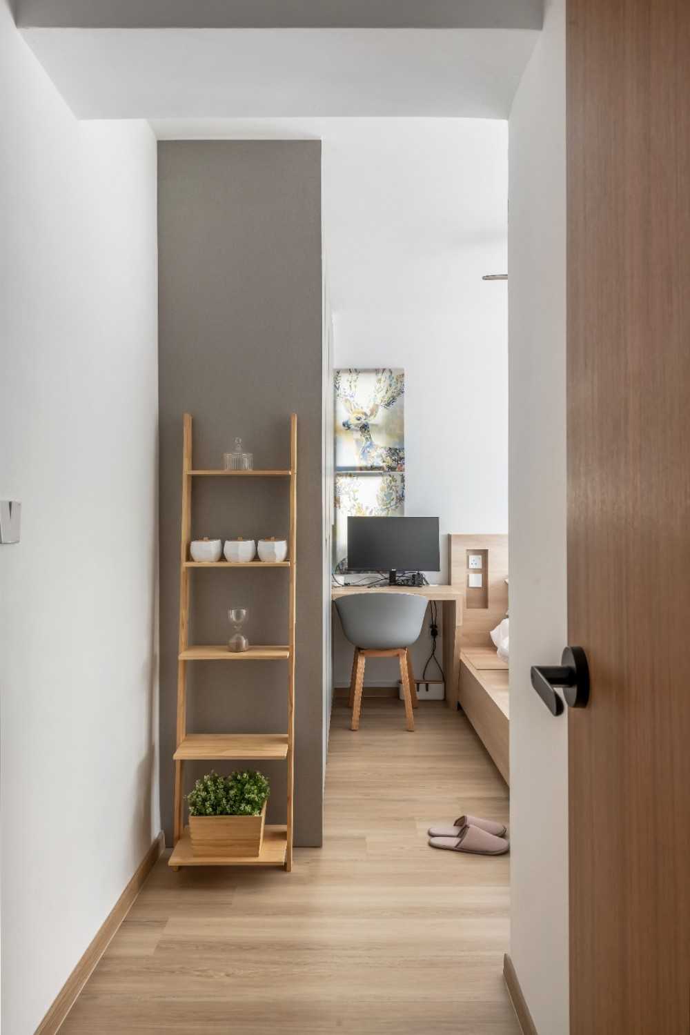 Scandinavian Bedroom at 523D Tampines Central 7 by Fyner Interior Pte
