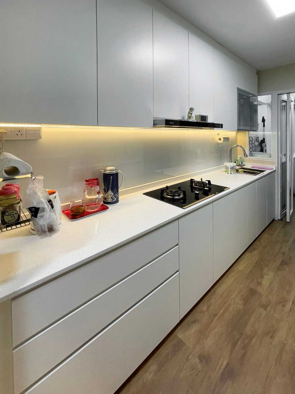 Scandinavian Kitchen with Kitchen Accessories and Kitchen Tap