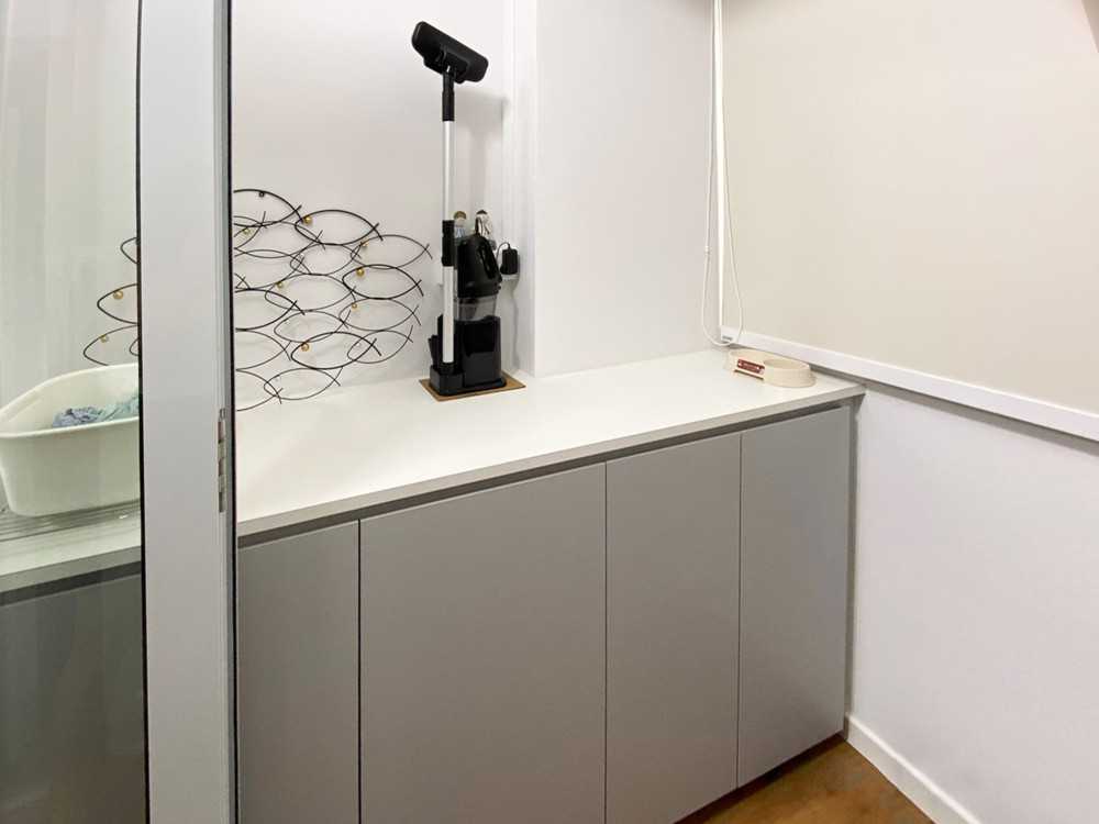 Scandinavian Kitchen with Sideboard and Storage Cabinets