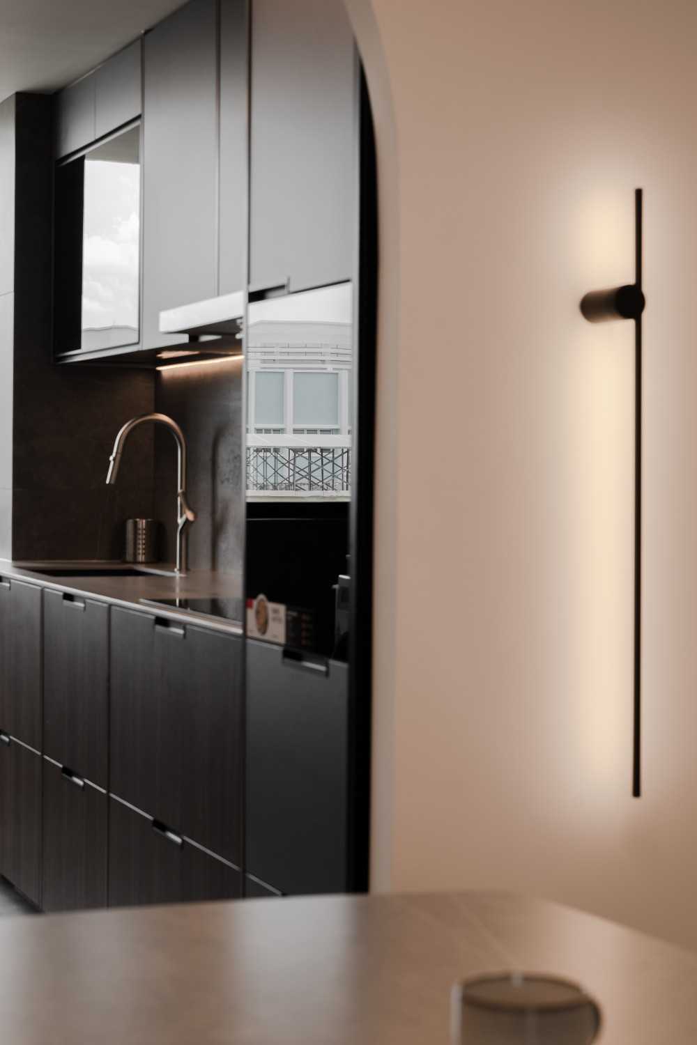 Contemporary Dining Room with Lighting and Decorative Lighting