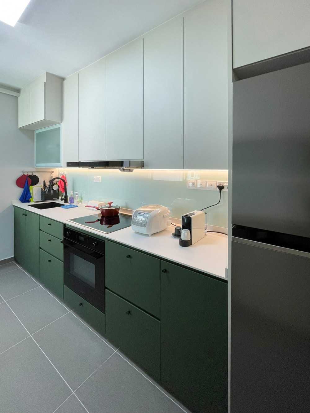 Scandinavian Kitchen with Kitchen Accessories and Kitchen Tap