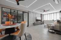 Contemporary Resale 3-Room HDB by MET Interior