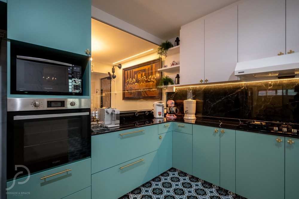 Modern Kitchen with Kitchen Window and Kitchen Island