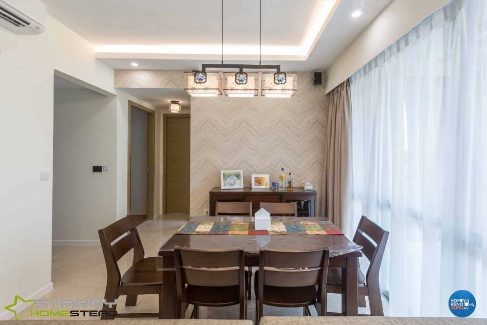 Modern Dining Room with Dining Table and Dining Chairs