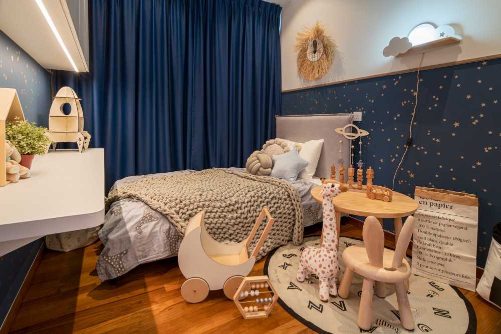 Modern Kids Room with Toys and Children's Storage