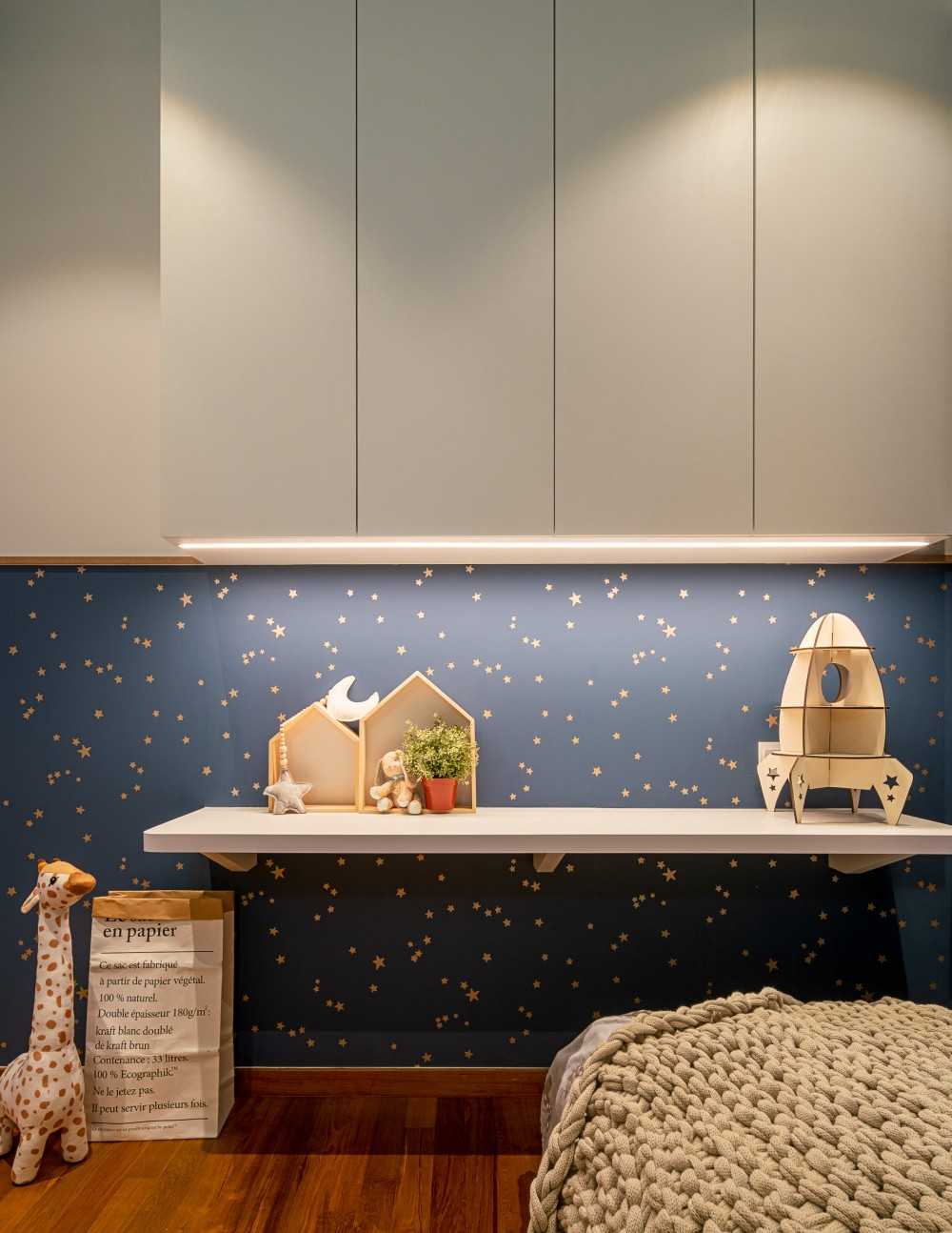 Modern Kids Room with Toys and Children's Storage