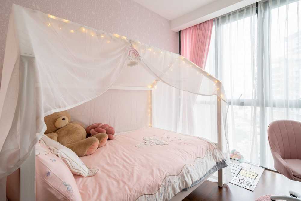 Modern Kids Room with Built-in Bed and Children's Storage