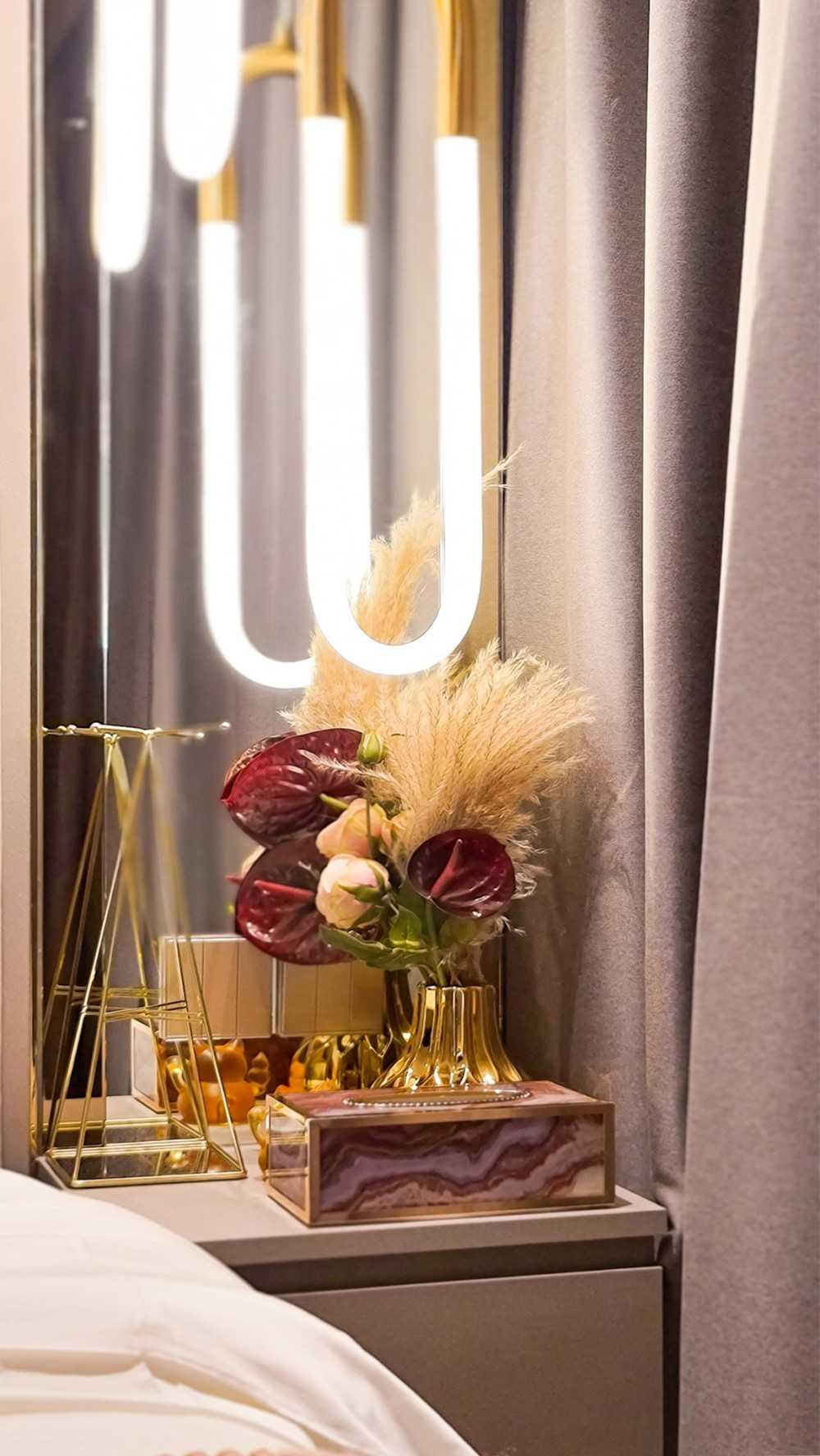 Modern Bedroom with Wardrobe and Sliding Wardrobe