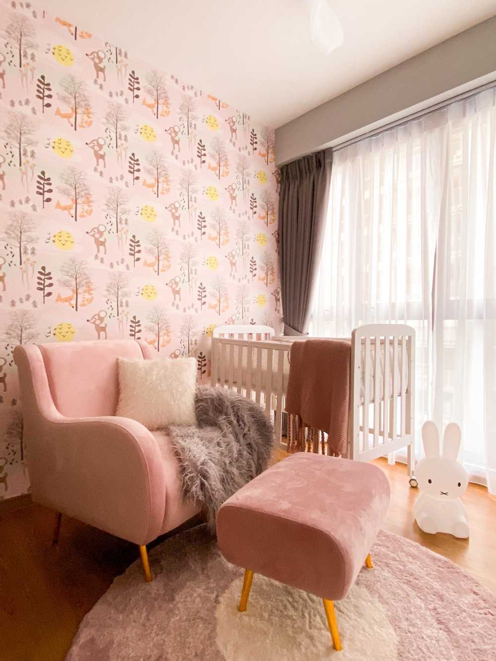Modern Kids Room with Built-in Bed and Toys