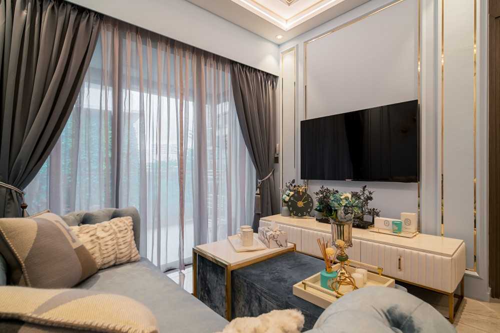 Modern Living Room with Sofa and Coffee Table