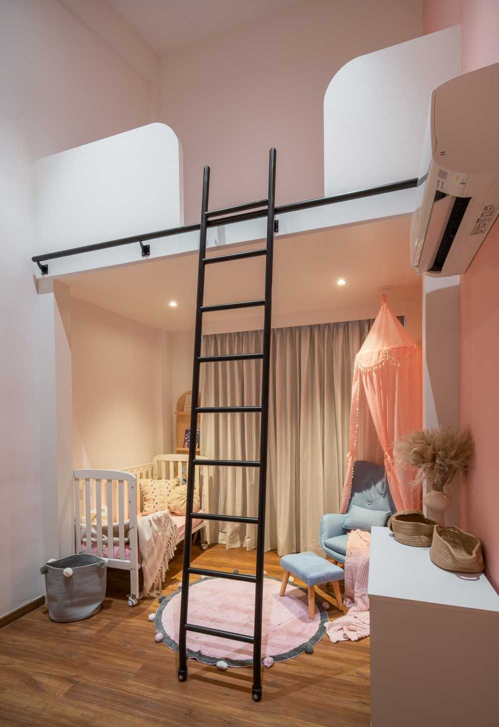Modern Kids Room with Toys and Children's Storage