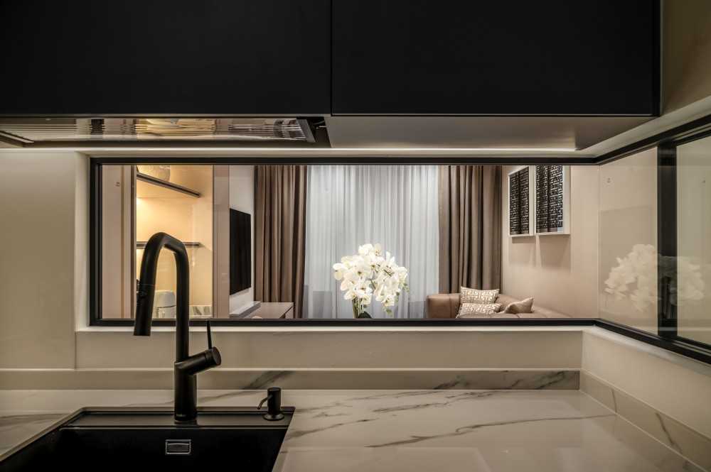 Modern Kitchen with Countertop and Cupboard