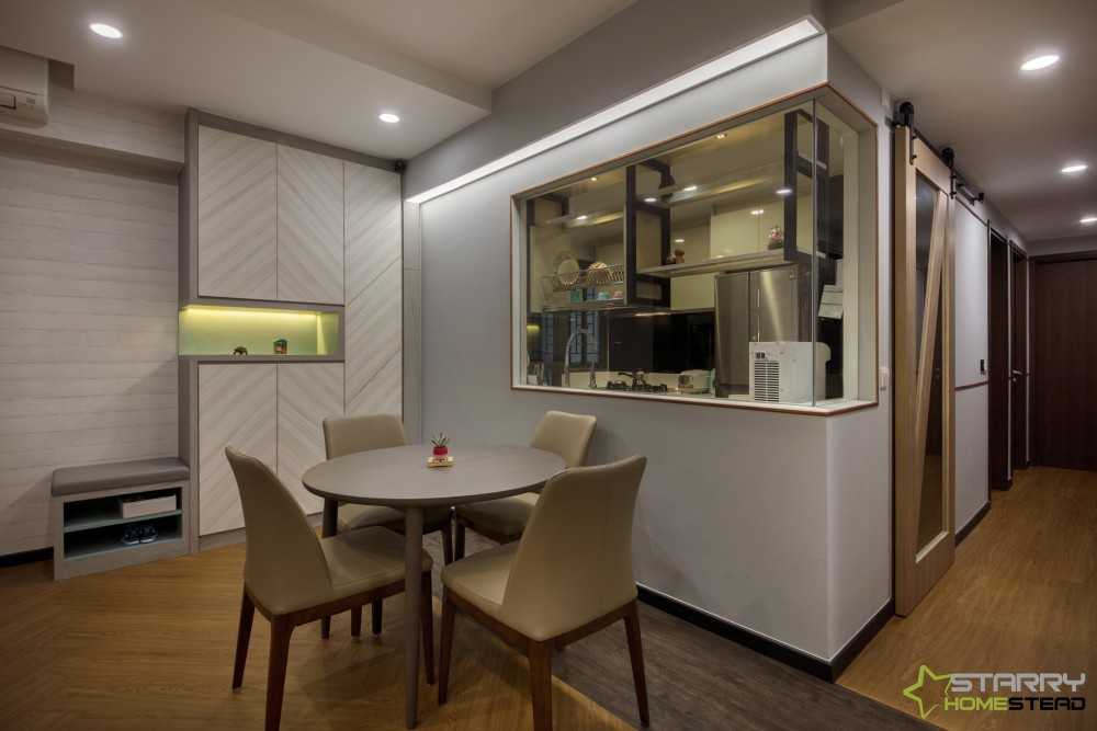 Eclectic Dining Room with Dining Table and Dining Chairs