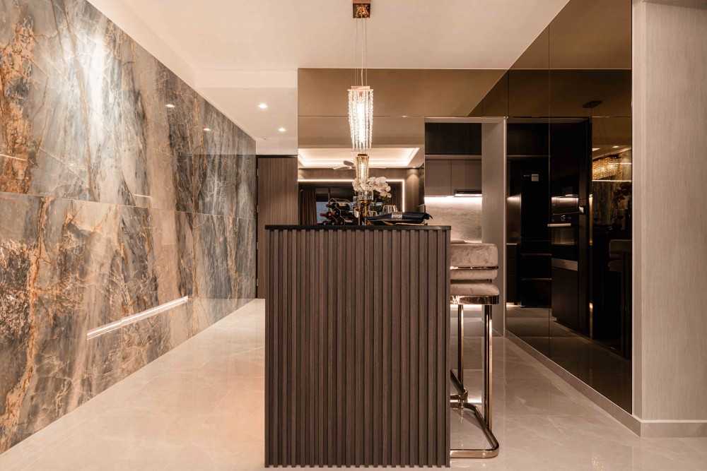 Modern Kitchen with Kitchen Island and Open Kitchen