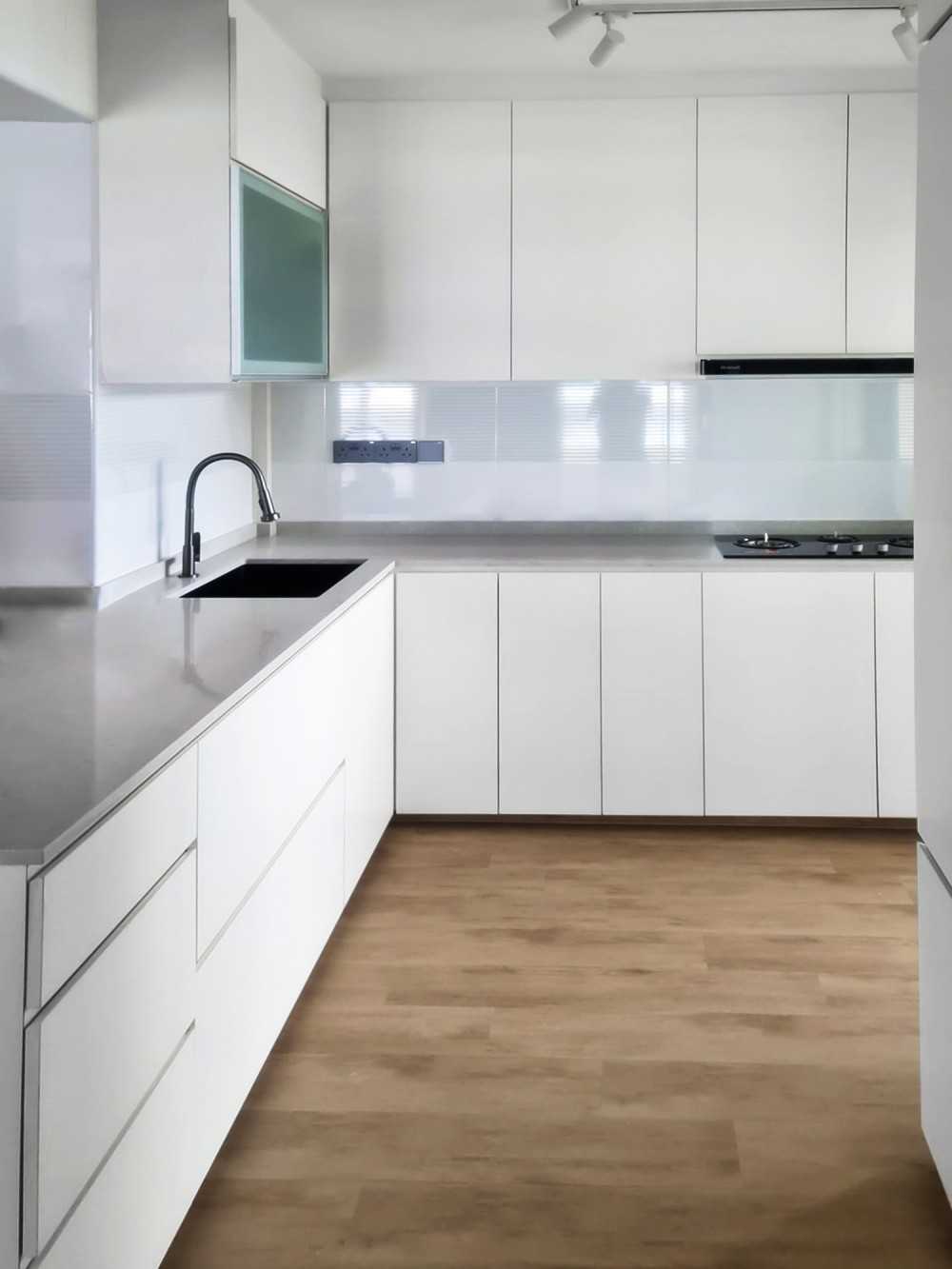 Scandinavian Kitchen with Kitchen Accessories and Kitchen Tap