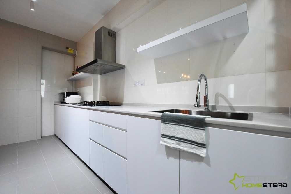 Minimalist Kitchen with Cookware and Kitchen Accessories