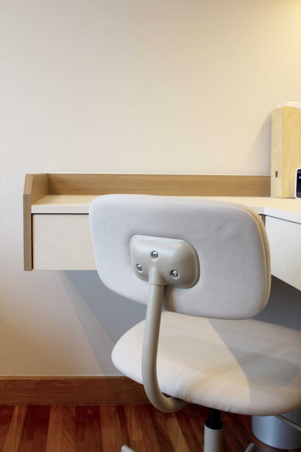 Scandinavian Bedroom with Bedside Table and Single Bed