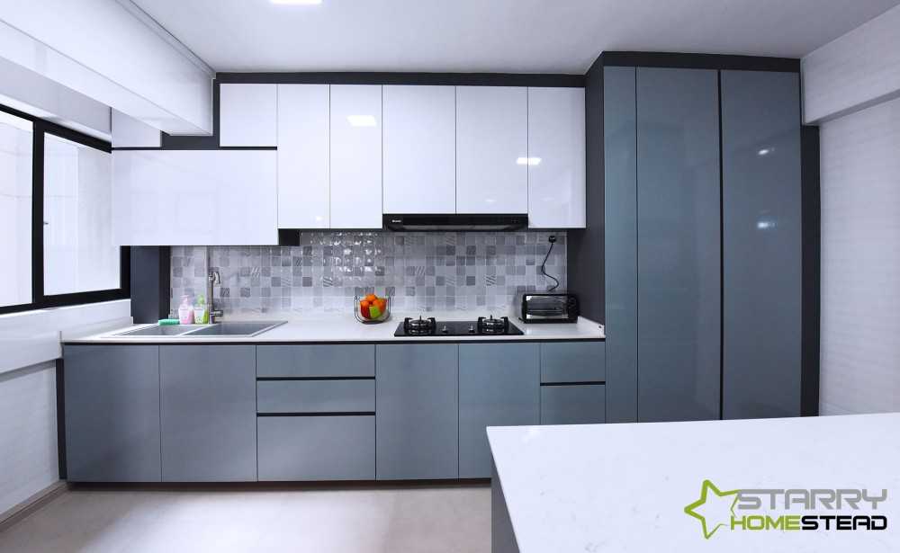 Scandinavian Kitchen with Kitchen Accessories and Kitchen Cabinets