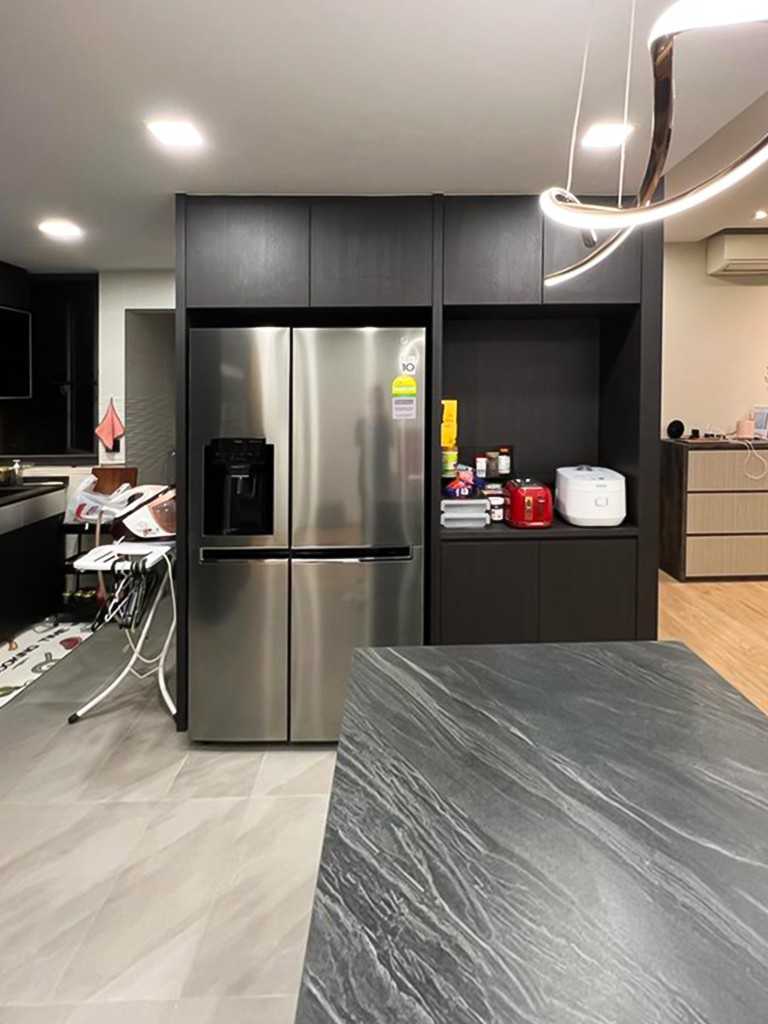 Scandinavian Kitchen with Kitchen Window and Kitchen Accessories