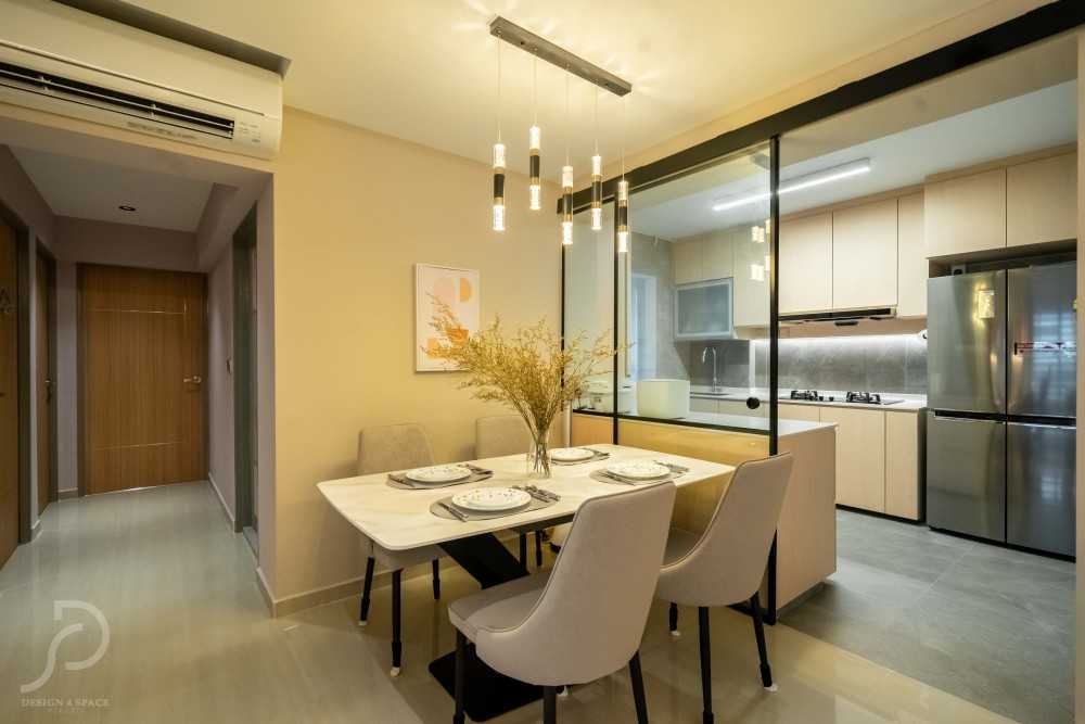 Modern Dining Room with Dining Table and Dining Chairs