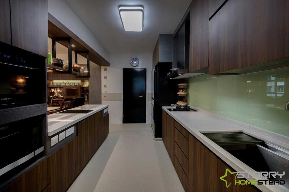 Asian Kitchen with Kitchen Backsplash and Kitchen Accessories