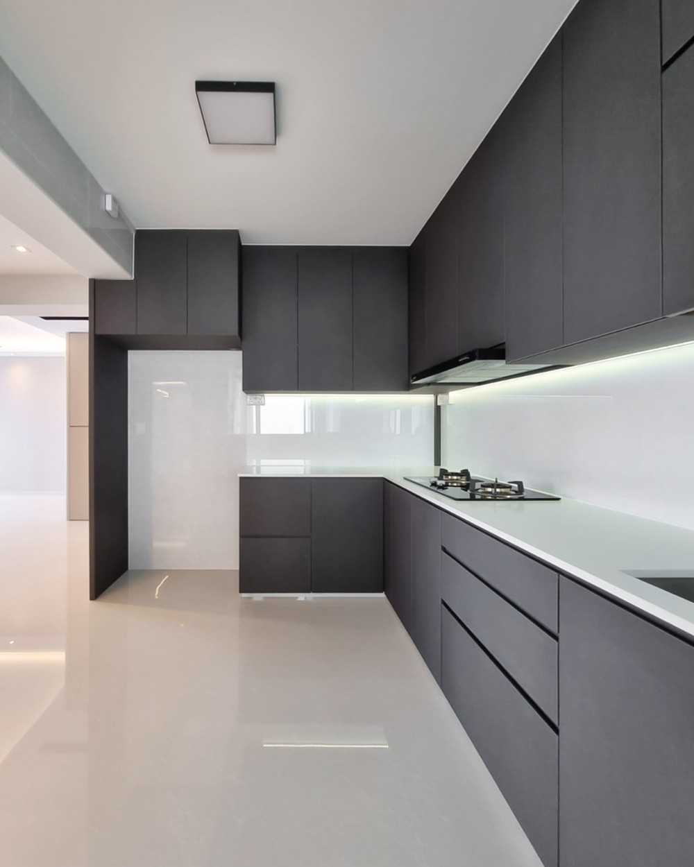 Modern Kitchen with Kitchen Accessories and Kitchen Tap