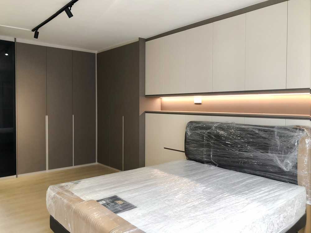 Scandinavian Bedroom with Wardrobe and Storage Cabinets