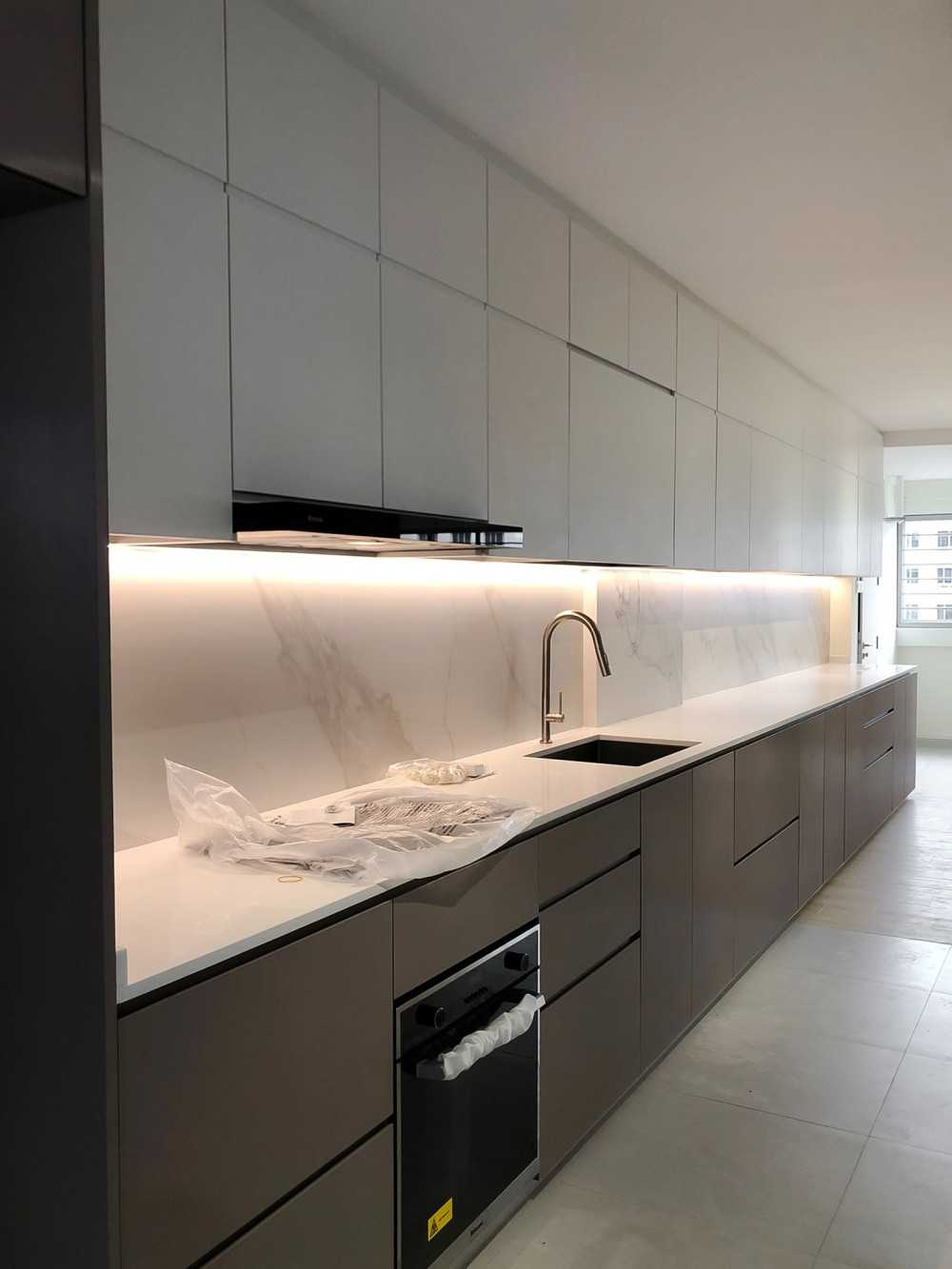 Scandinavian Kitchen with Kitchen Window and Kitchen Accessories