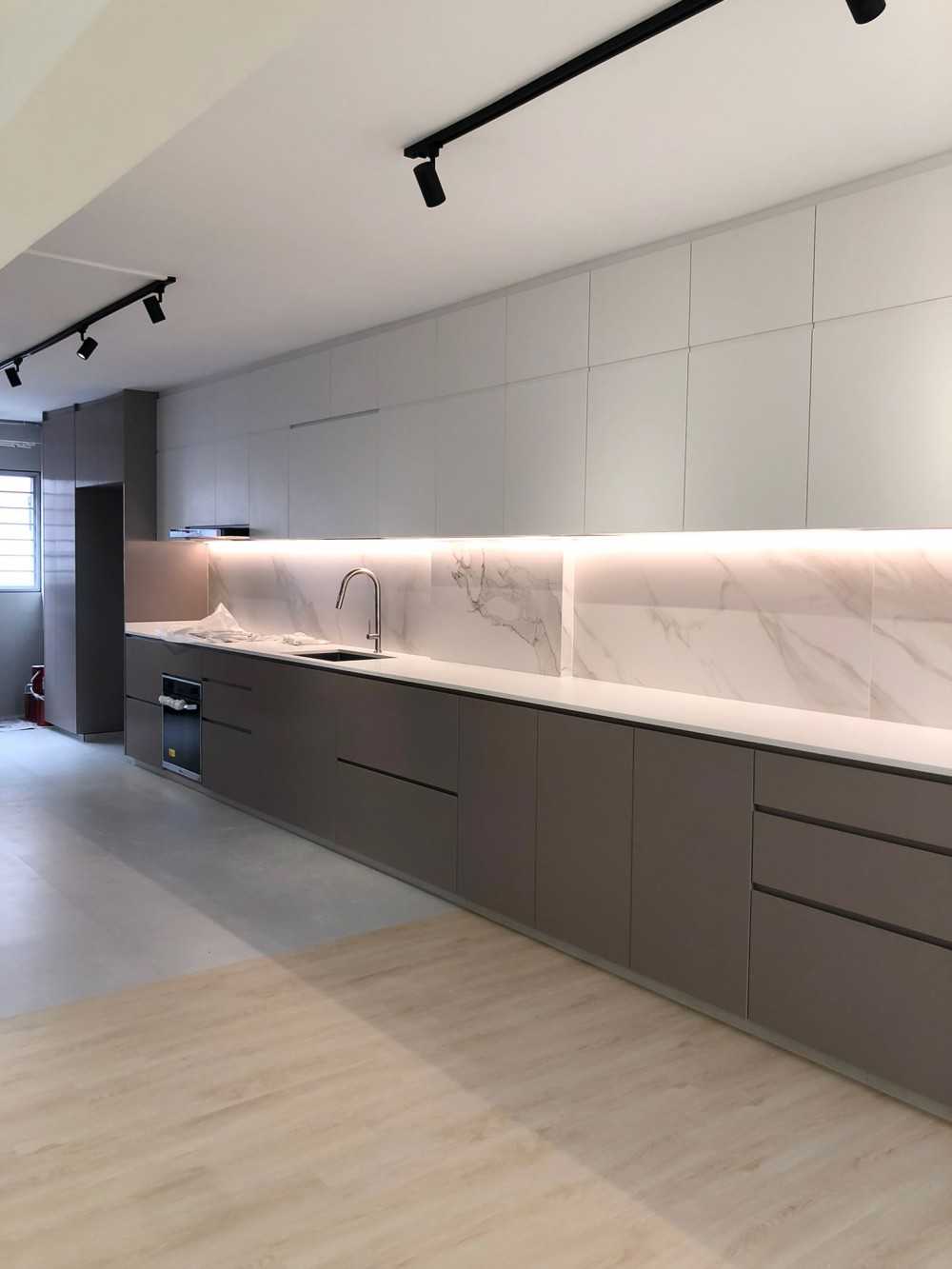 Scandinavian Kitchen with Kitchen Window and Kitchen Accessories