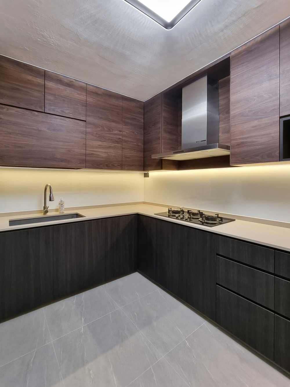 Modern Kitchen with Kitchen Accessories and Kitchen Tap