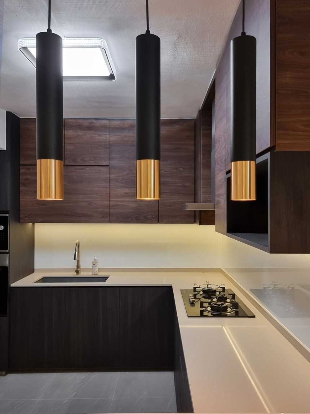 Modern Kitchen with Kitchen Accessories and Kitchen Tap