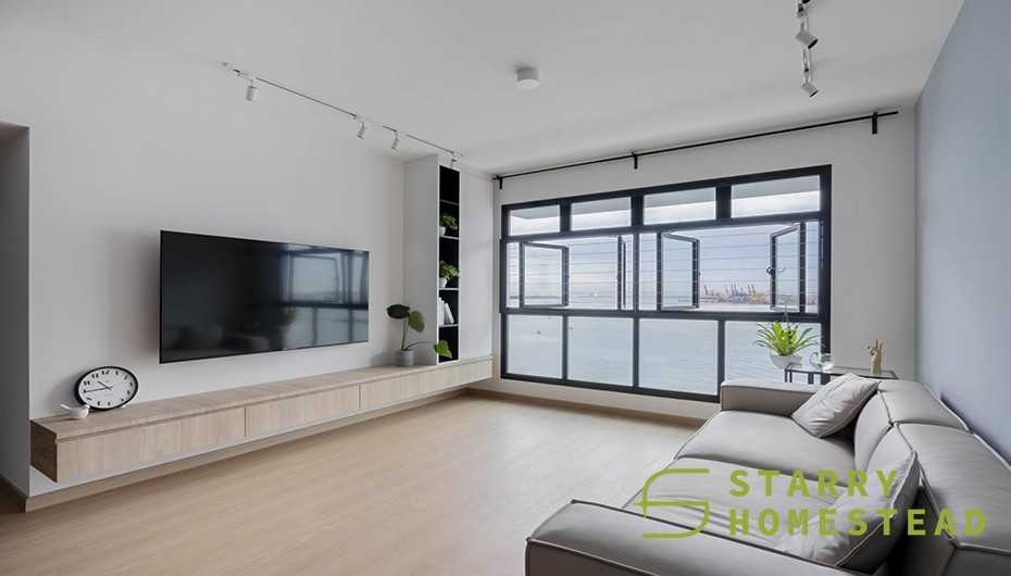 Modern Living Room with Sofa and Sofa Beds