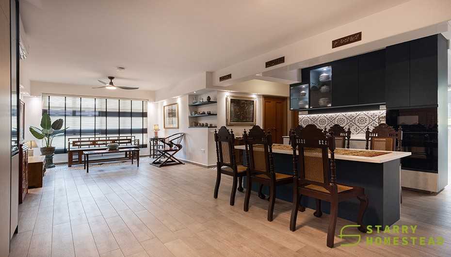 Modern Dining Room with Dining Table and Dining Chairs