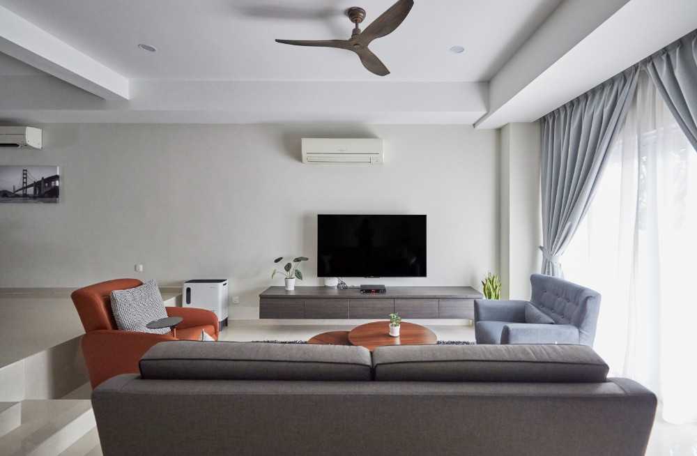 Modern Living Room with Sofa and Coffee Table
