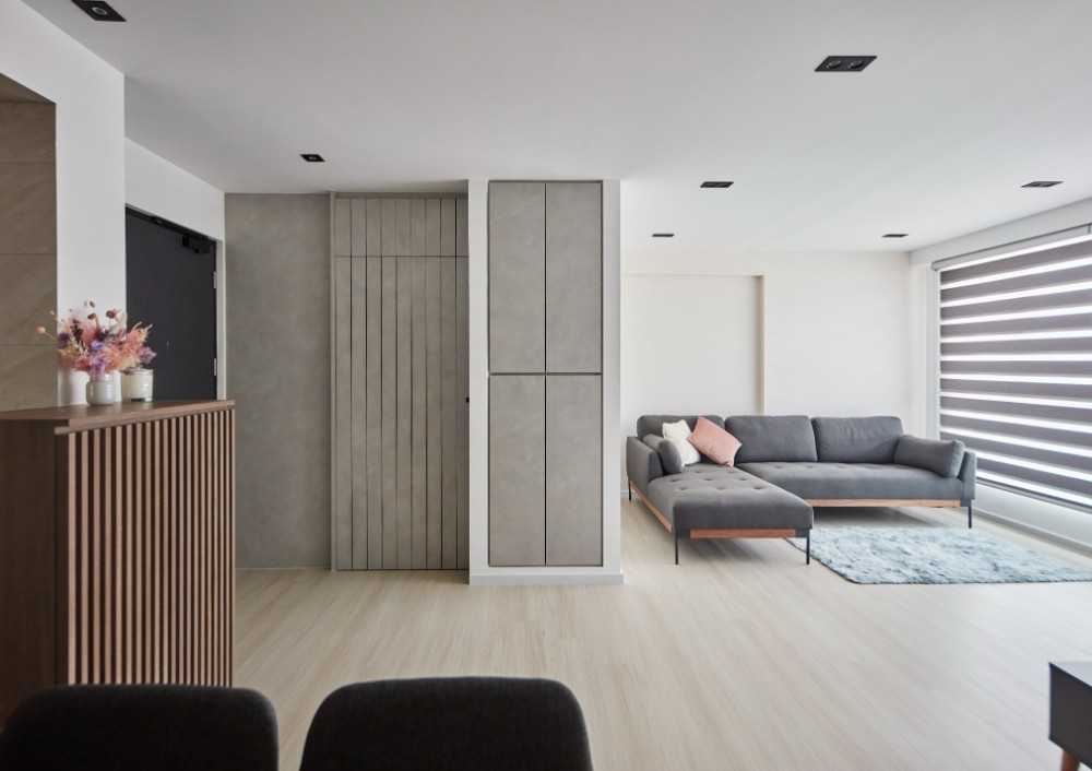 Scandinavian Living Room with Sofa and Sofa Beds