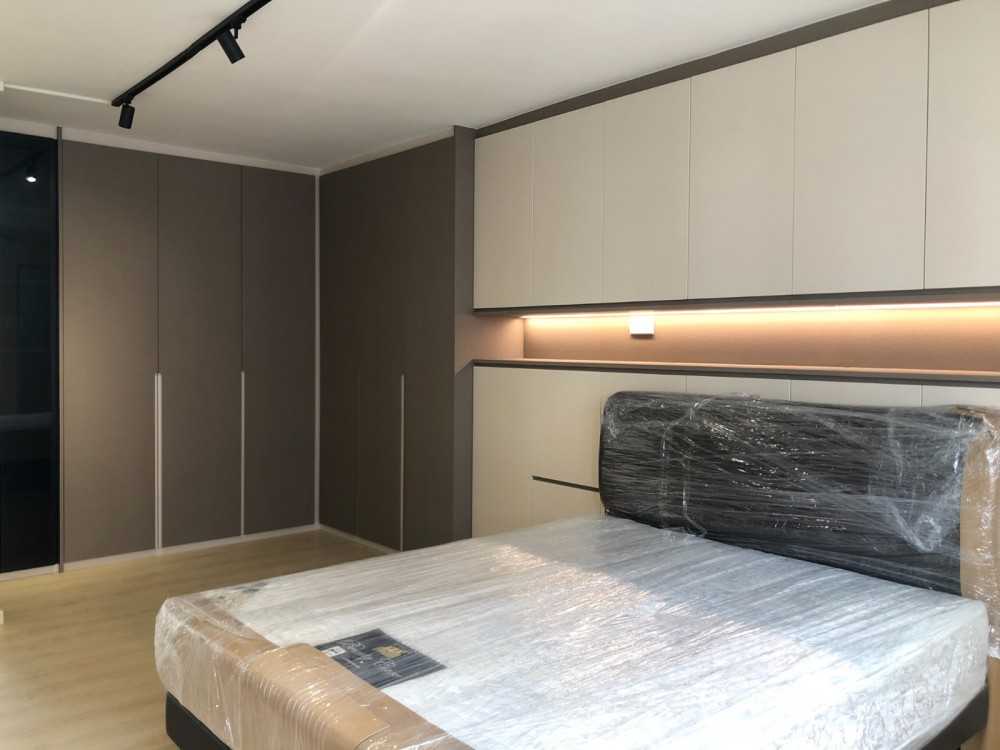 Scandinavian Bedroom with Wardrobe and Display Cabinets
