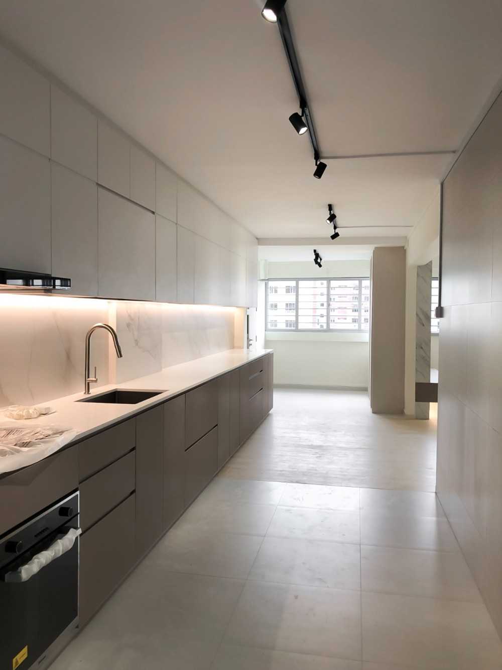 Scandinavian Kitchen with Kitchen Accessories and Kitchen Tap