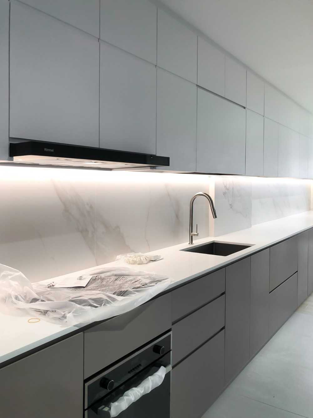 Scandinavian Kitchen with Kitchen Island and Kitchen Accessories
