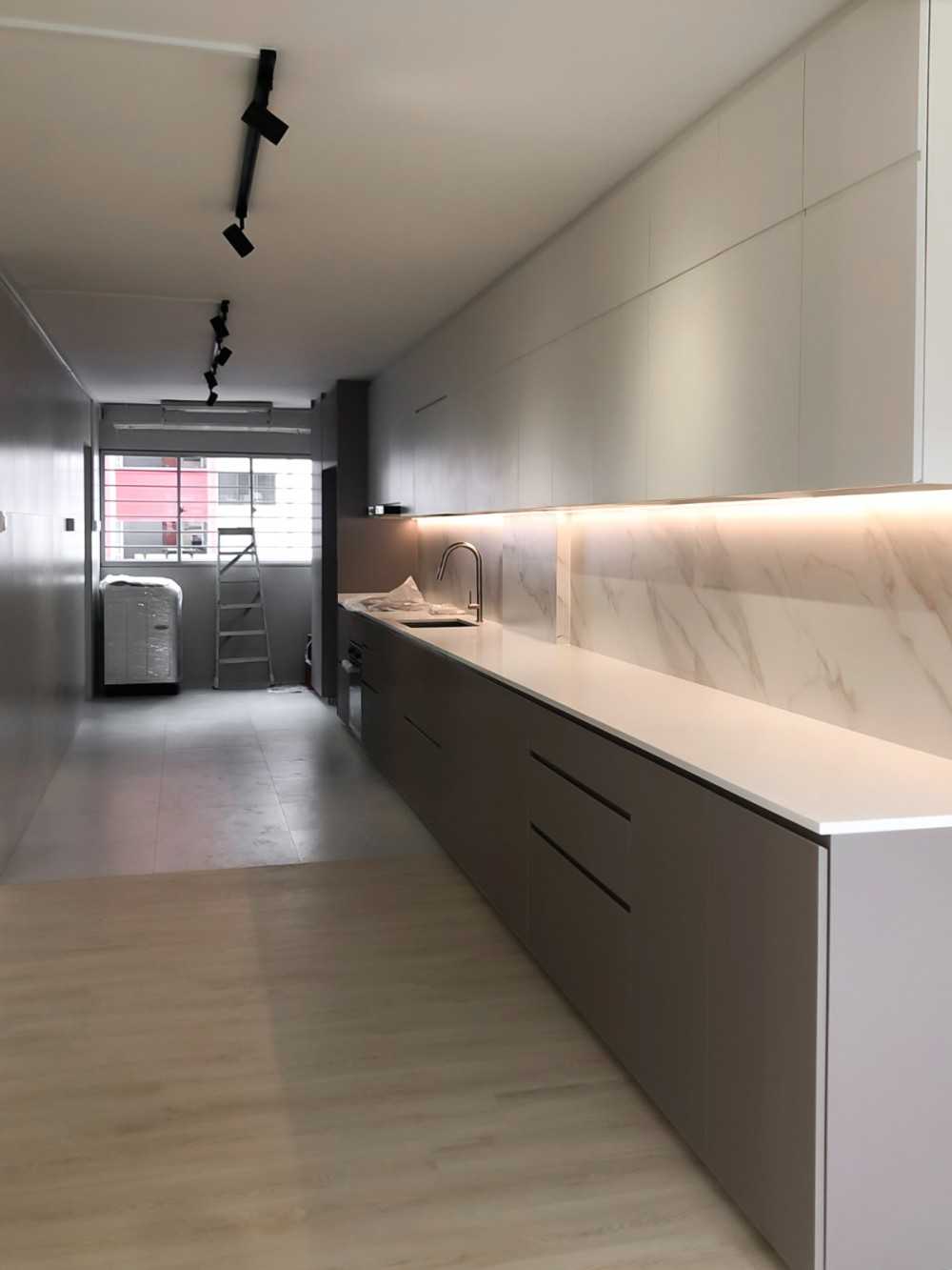 Scandinavian Kitchen with Kitchen Window and Kitchen Accessories