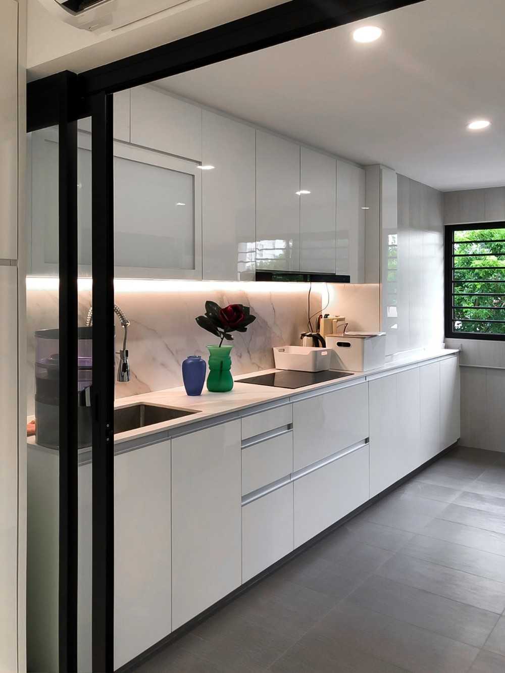 Scandinavian Kitchen at Geylang East by Sky Creation Hometrust