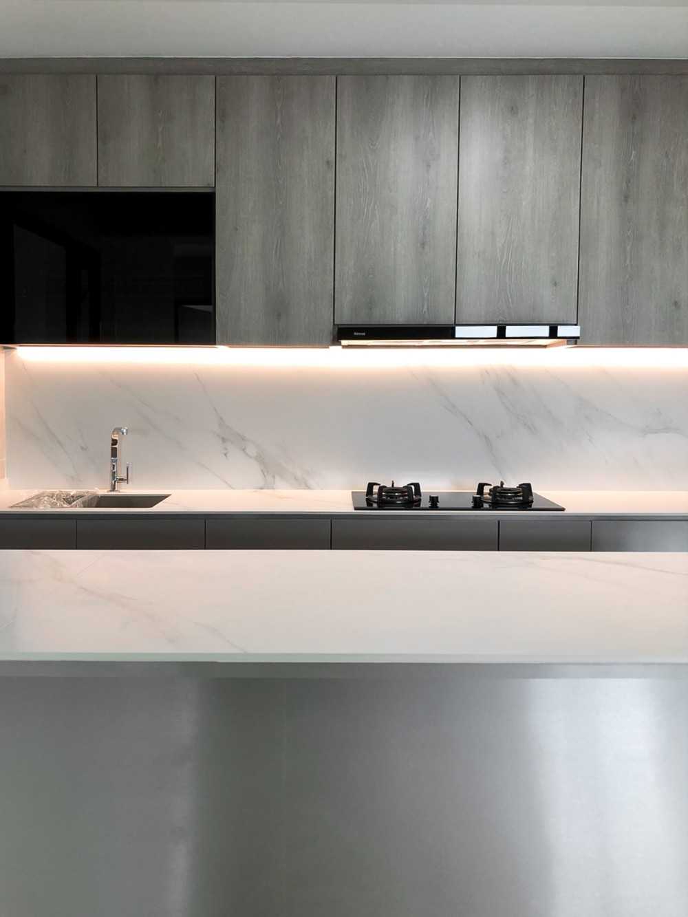 Scandinavian Kitchen with Kitchen Window and Kitchen Accessories