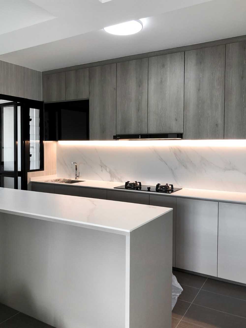 Scandinavian Kitchen with Kitchen Window and Kitchen Accessories