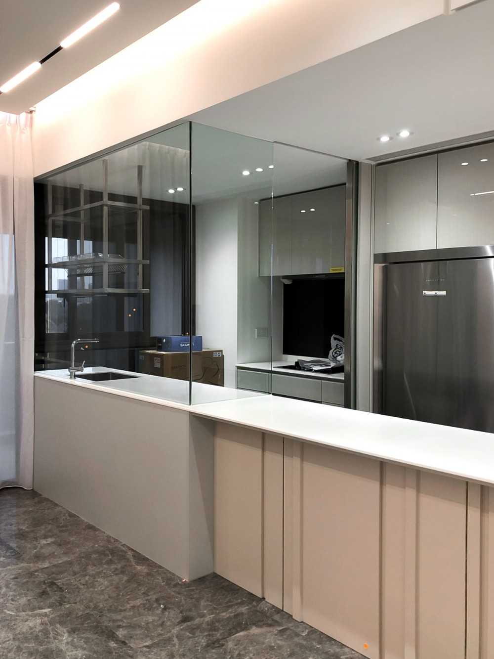 Scandinavian Kitchen with Kitchen Window and Kitchen Accessories